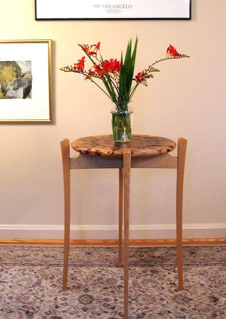 Oak Burl Tea Table Album